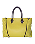 Veau Cachemire Tote W, £1,250, Handbags, Yellow, Leather/Suede, Back view
